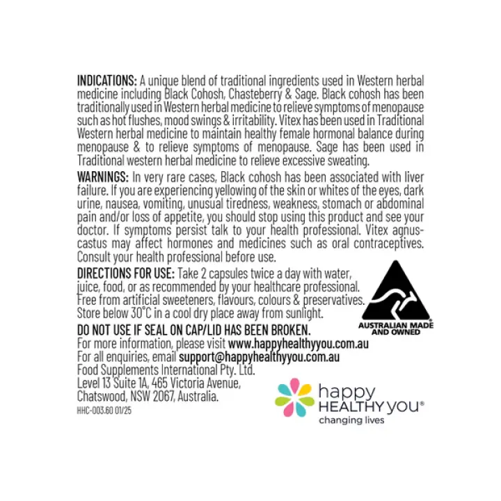 Happy Hormones® Capsules – নারীদের প্রাকৃতিক হরমোন ব্যালান্স