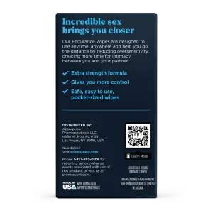 Promescent Delay Wipes – Last Longer with Confidence