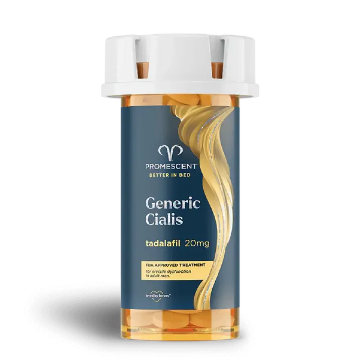 Tadalafil 20mg (Generic Cialis®) – On-Demand ED Treatment (Prescription required)