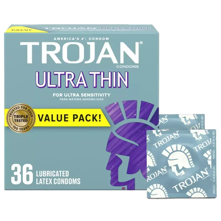 Trojan® Ultra-Thin Condoms – প্রাকৃতিক ফিল ও নিরাপত্তা