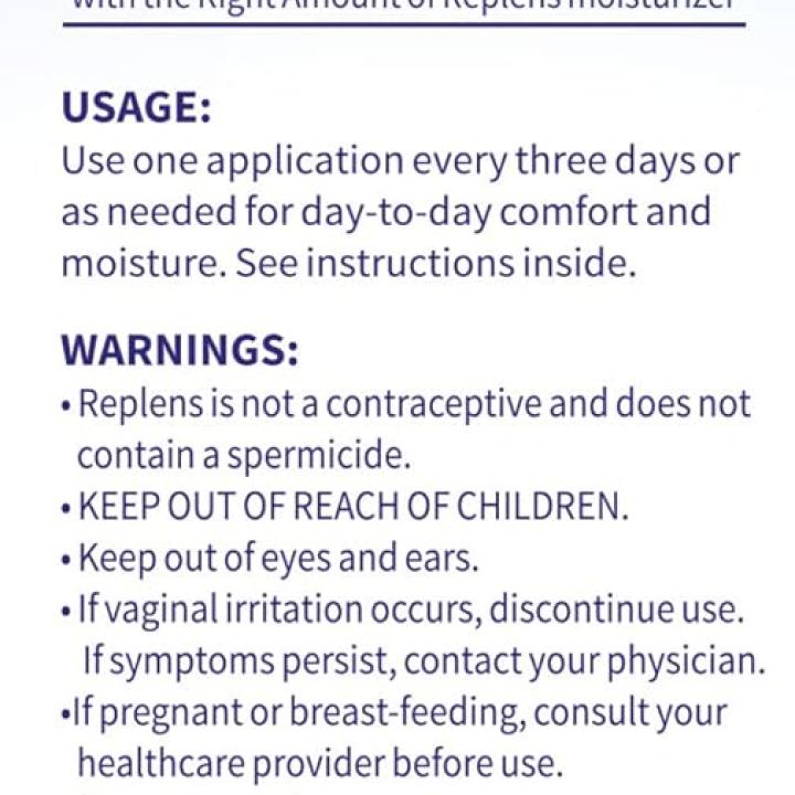 Replens™ Long-Lasting Vaginal Moisturizer – Long-Lasting Hydration
