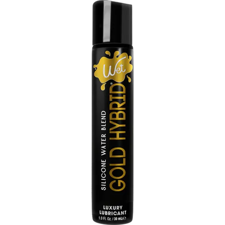 Wet® Gold Hybrid Personal Lubricant – Luxury Water & Silicone Blend